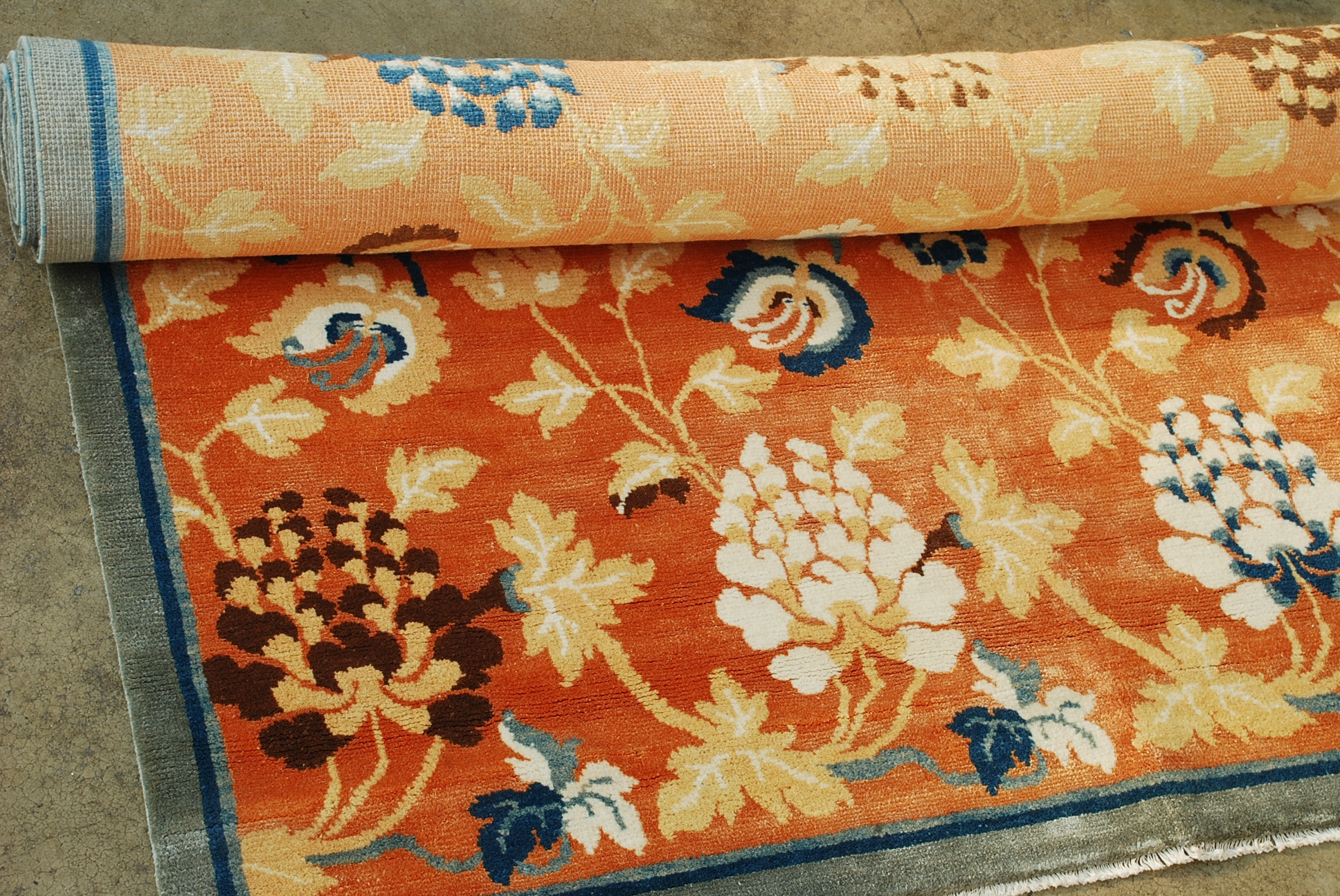 手工打結(jié)羊毛地毯